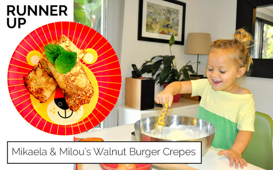 Walnut Burger Crepes | Second Place Winner